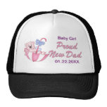 Umbrella Teddy Bear - New Dad of Girl - Customise Hats