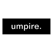 Umpire Business Card