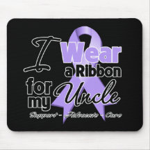 Uncle - General Cancer Ribbon Mouse Mat