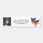 Uncle Sam Houston, TXSG Texas State Guard Bumper Sticker