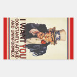 Uncle Sam Satire Sticker Set