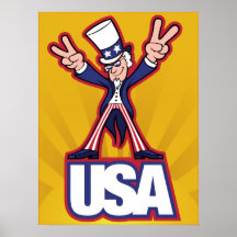 Uncle Sam USA poster