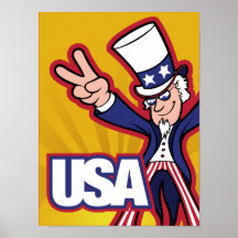 Uncle Sam USA poster