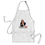Uncle Sam WANT YOU CLEAN MY HOUSE aprons