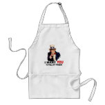 Uncle Sam WANT YOU PULL MY FINGER aprons