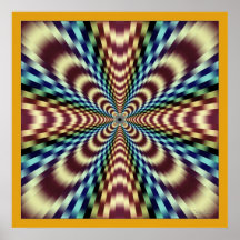 Uncontrollable Vibrations Optical Illusion Posters