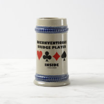 Unconventional Bridge Player Inside Mug