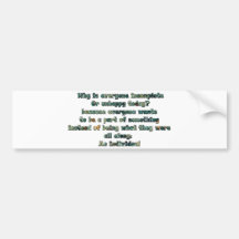 undefined bumper stickers