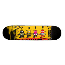 Under Construction Skate Board Decks