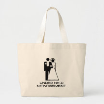 Under New Management Married Canvas Bag