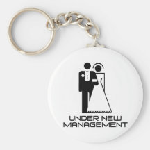 Under New Management Married Keychains