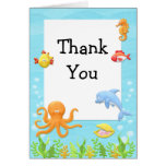 Under the Sea Baby Shower Thank You Card