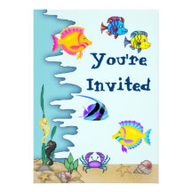Under the Sea Birthday Invitation