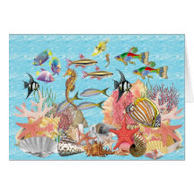 Under the sea card