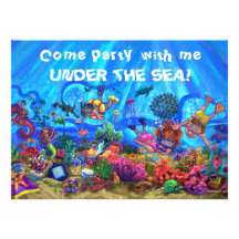 Under the Sea Party Invitation