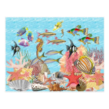 Under the sea post cards