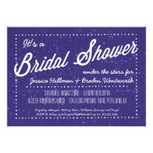 Under the Stars Bridal Shower Invitation