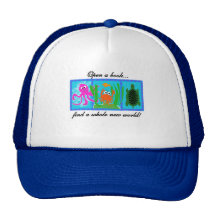 Undersea Adventure Open a Book Mesh Hat