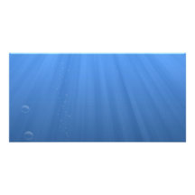 Undersea Custom Photo Card