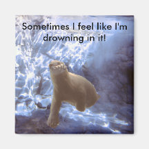 Underwater Bear Magnet