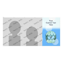 Underwater Clam. Customized Photo Card