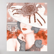UNE FEMME PENSIVE PRINT