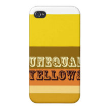 "Unequal Yellows" iPhone 4/4S Case