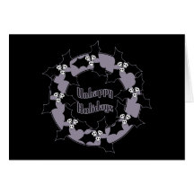 Unhappy Holiday Wreath Greeting Cards