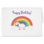 Unicorn birthday card