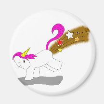 Unicorn Fart Fridge Magnet