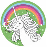 UNICORN GREEN ACRYLIC CUT OUTS