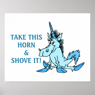 Funny Unicorn Posters