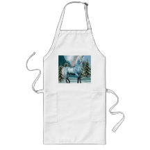 Unicorn in Moonlight  Long Apron