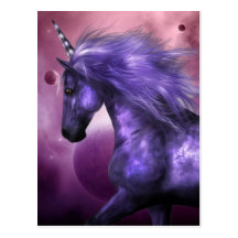 Unicorn  Postcard