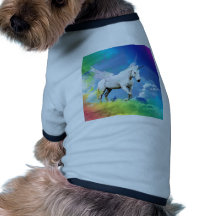 Unicorn Rainbow Dog Tee Shirt