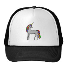 Unicorn Rainbow Trucker Hats