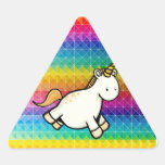 Unicorn Triangle Sticker