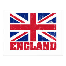 Union Jack British Flag Postcard