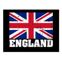 Union Jack British Flag Postcard