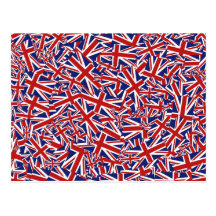 Union Jack Collage Postcard