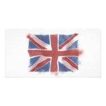 Union Jack Customized Photo Card