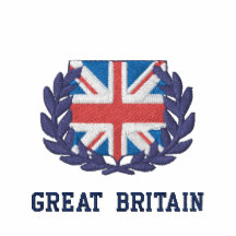 Union jack embroidered design
