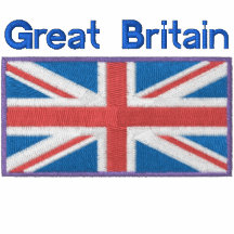 Union Jack Embroidered polo shirt