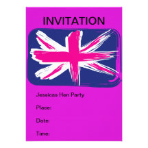Union Jack Flag Invitation