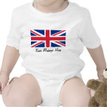 Union Jack Flag of Great Britain Toddler Infant Bodysuits