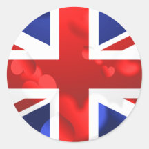 Union Jack Love Sticker