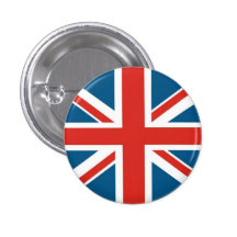 union jack pinback button
