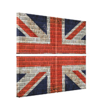 union jack wall flag Canvas Gallery Wrapped Canvas