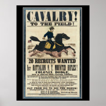 Union Recruitment Poster Civil War