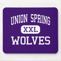 Union Spring - Wolves - High - Union Springs Mouse Mat